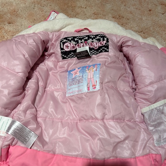 Girls Obermeyer ski jacket and bib - Picture 4 of 12